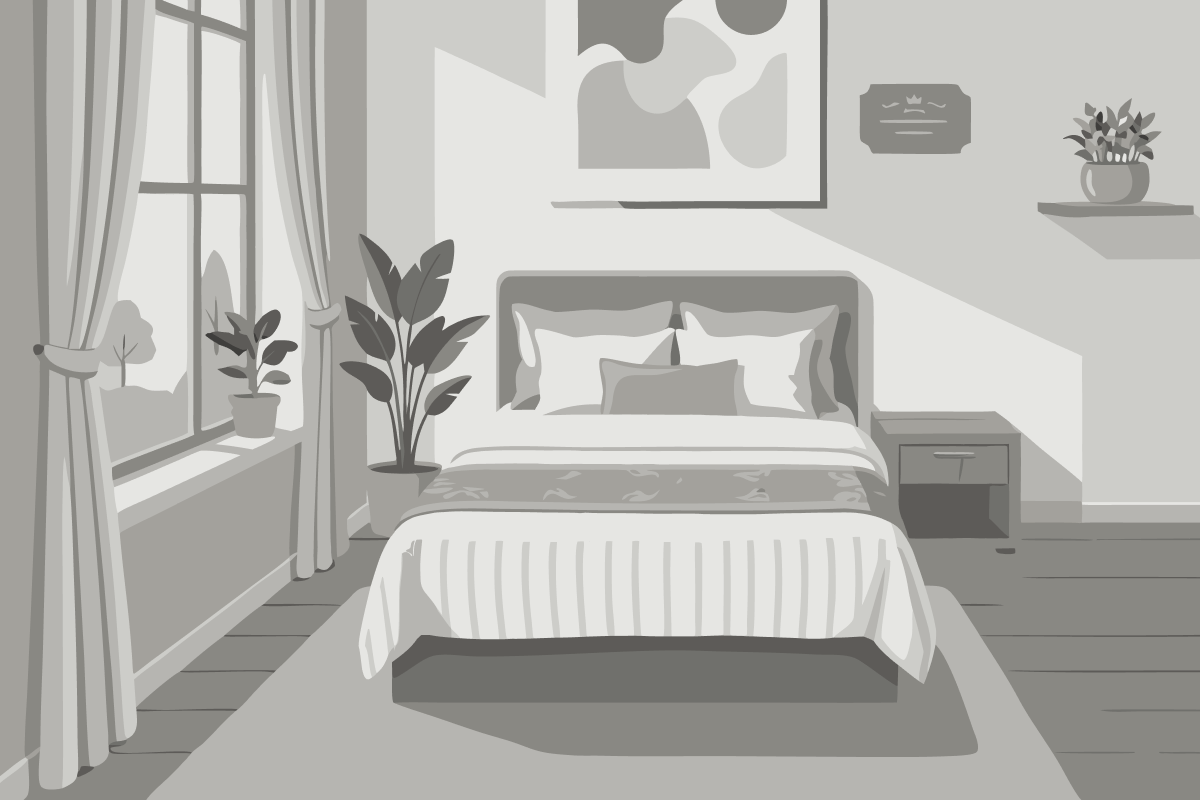 Quarto com Cama King-size e Varanda